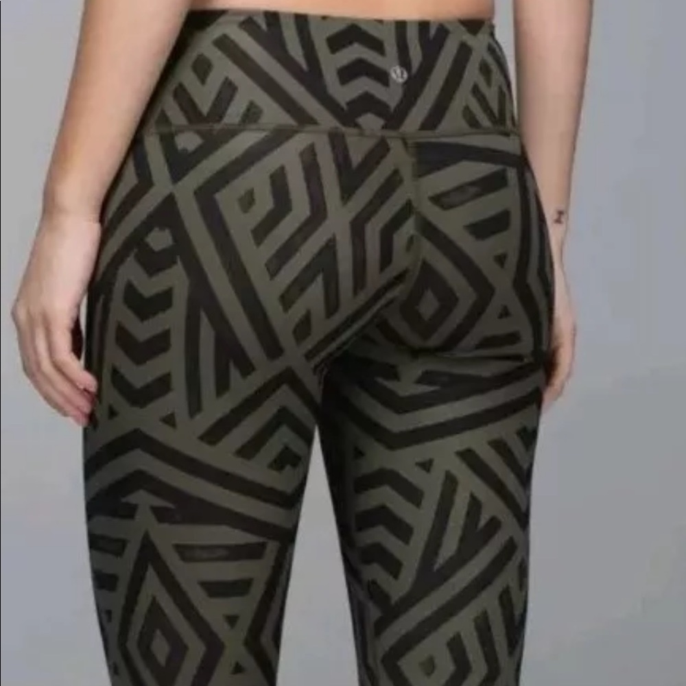 Lululemon Wunder Under Luxtreme Fatigue Green 6